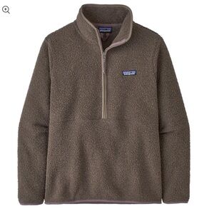 Patagonia Women’s Reclaimed Fleece Pullover Half Zip Topsoil Brown Xsmall